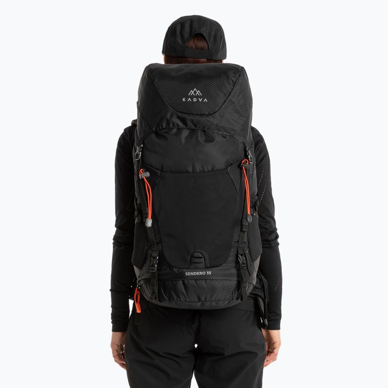 Zaino da trekking KADVA Sendero 35 l nero 19