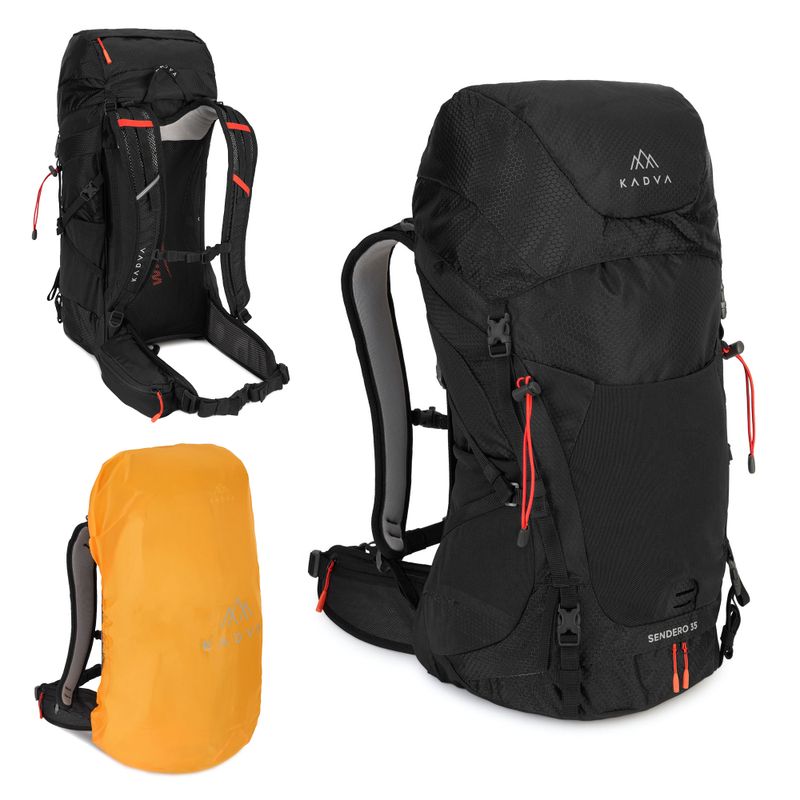 KADVA Zaino da trekking Sendero 35 l nero 20