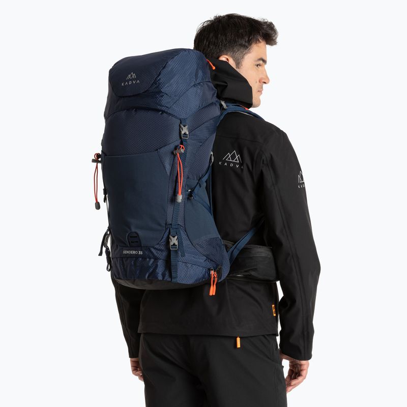 KADVA Sendero 35 l zaino da trekking blu acciaio 2
