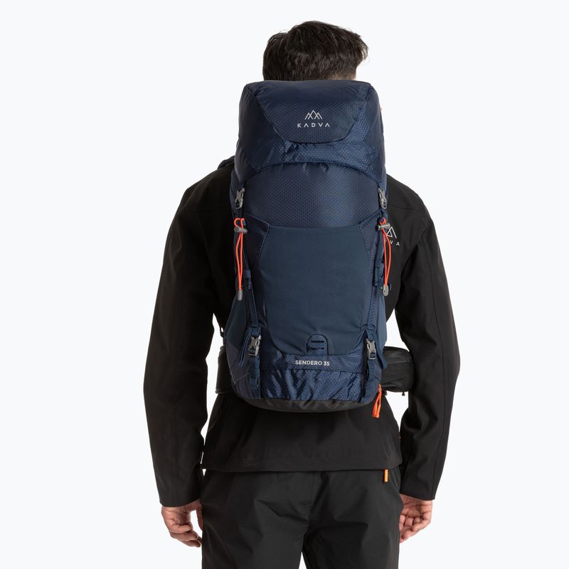 Zaino da trekking KADVA Sendero 35 l blu acciaio 11