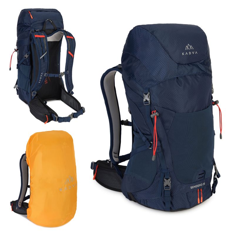 KADVA Sendero 35 l zaino da trekking blu acciaio 21