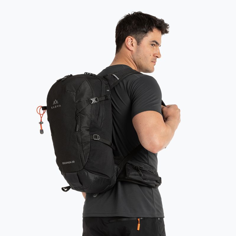 Zaino da trekking KADVA Escapada 20 l nero 2