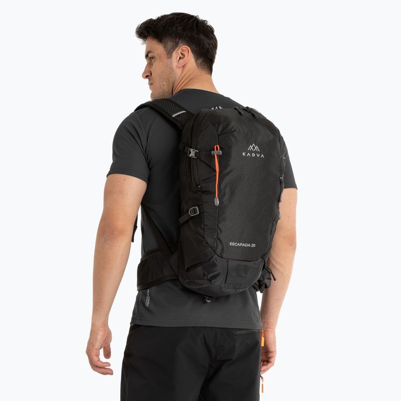 KADVA Escapada 20 l zaino da trekking nero 17
