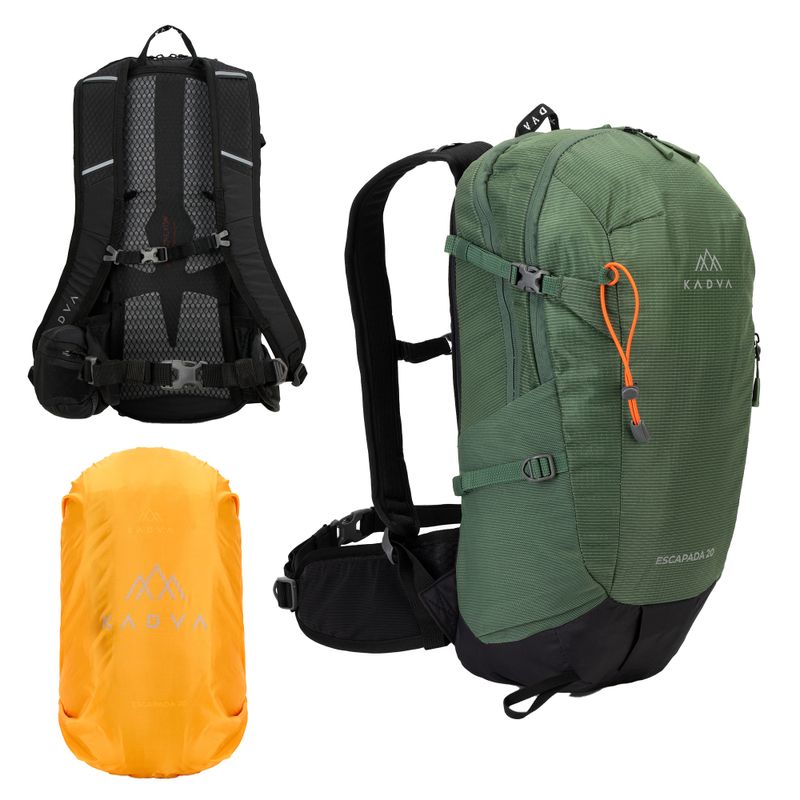 Zaino da trekking KADVA Escapada 20 l verde 14