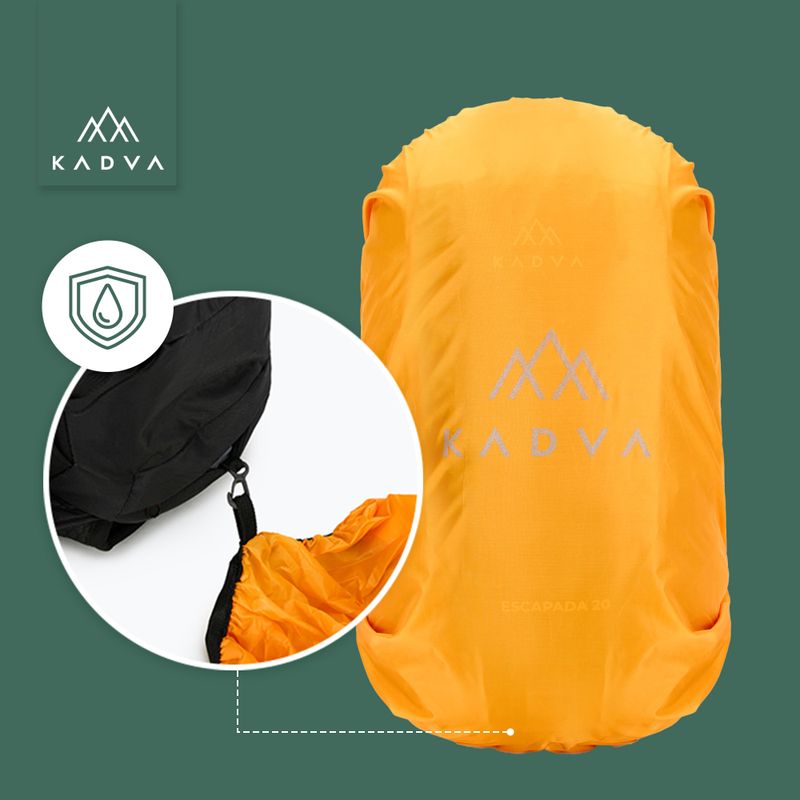 Zaino da trekking KADVA Escapada 30 l nero 28