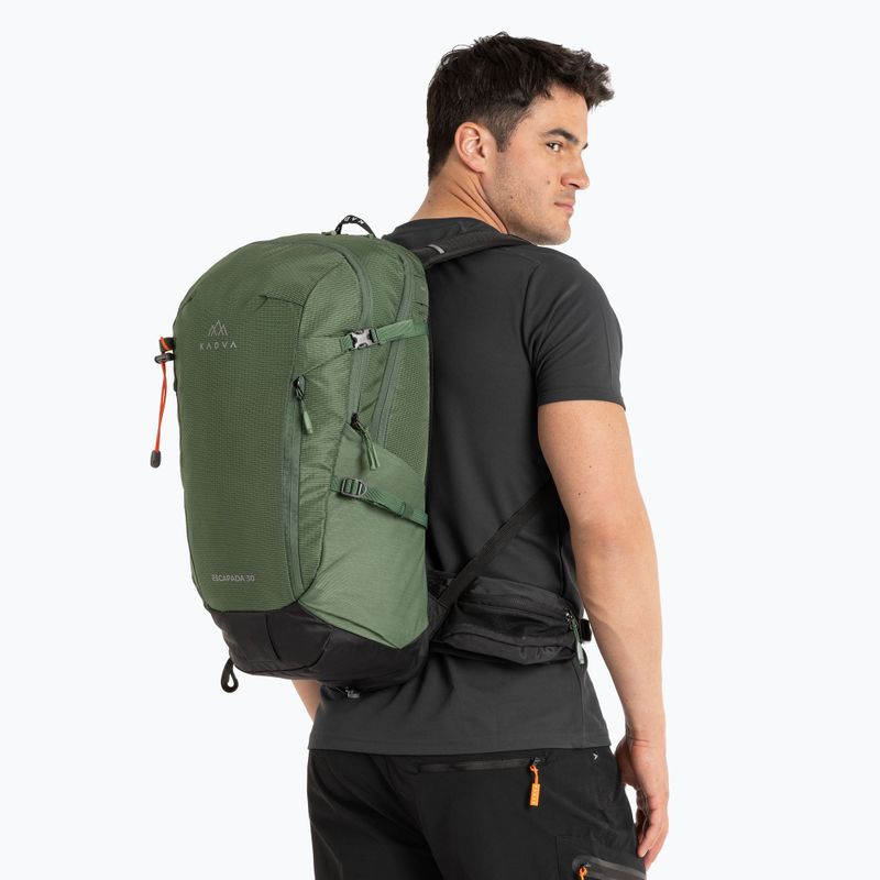 Zaino da trekking KADVA Escapada 30 l verde 2