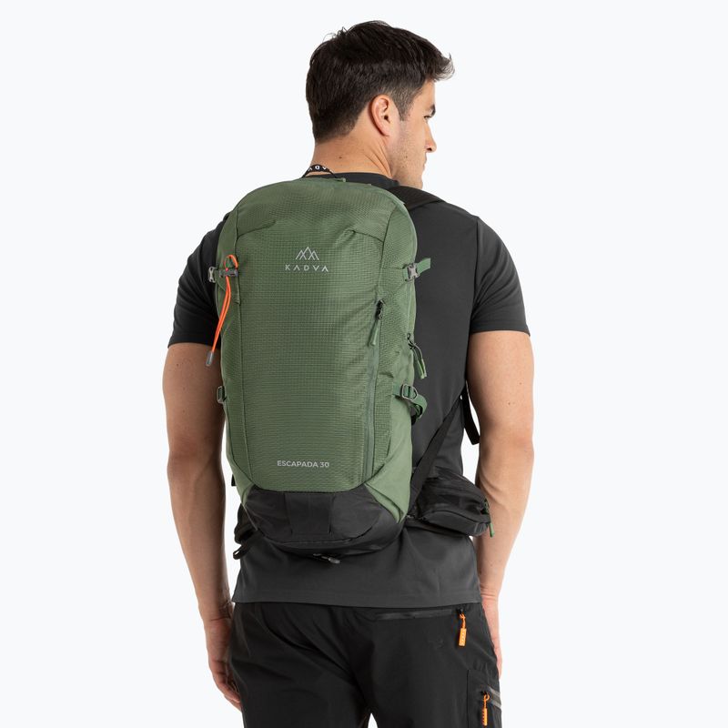 Zaino da trekking KADVA Escapada 30 l verde 14