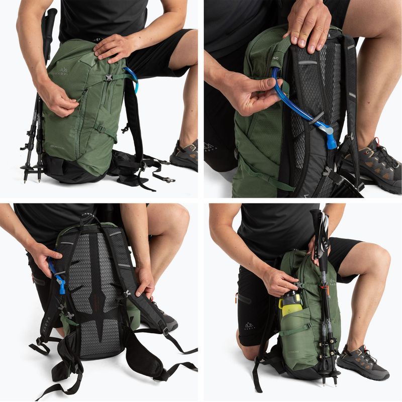 Zaino da trekking KADVA Escapada 30 l verde 21