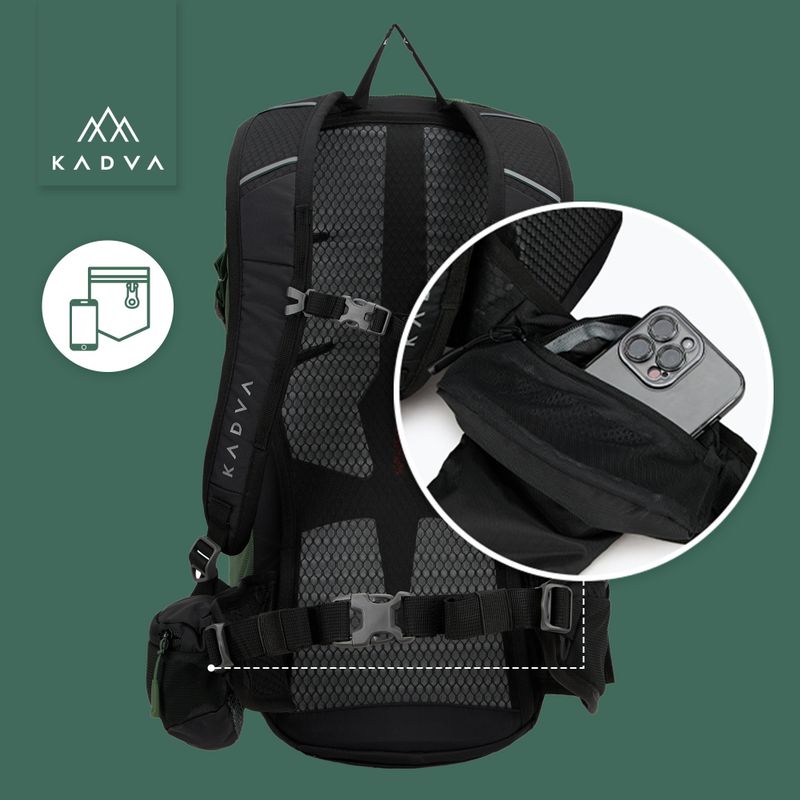 Zaino da trekking KADVA Escapada 30 l verde 29