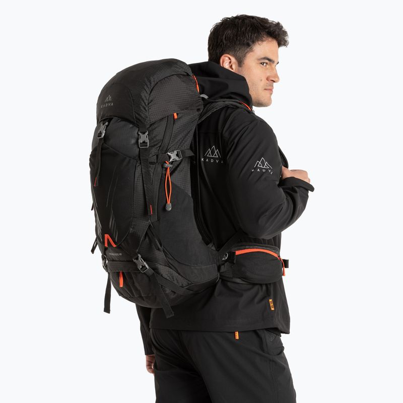 Zaino da trekking KADVA Vagabundo 40 l nero 2