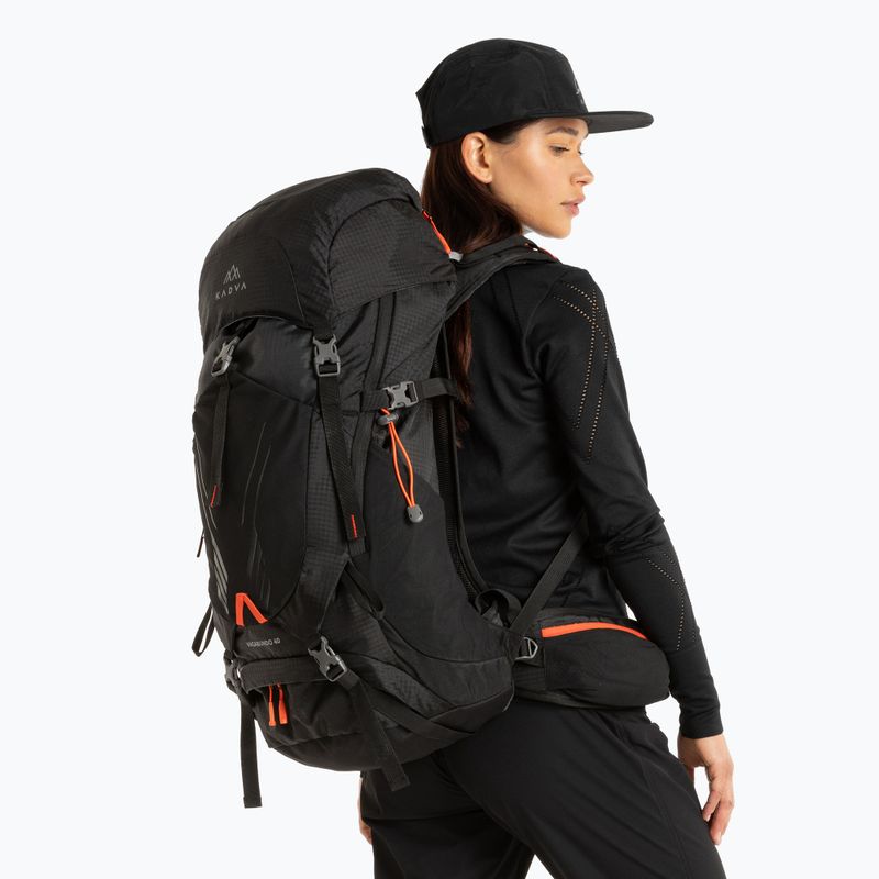 Zaino da trekking KADVA Vagabundo 40 l nero 21