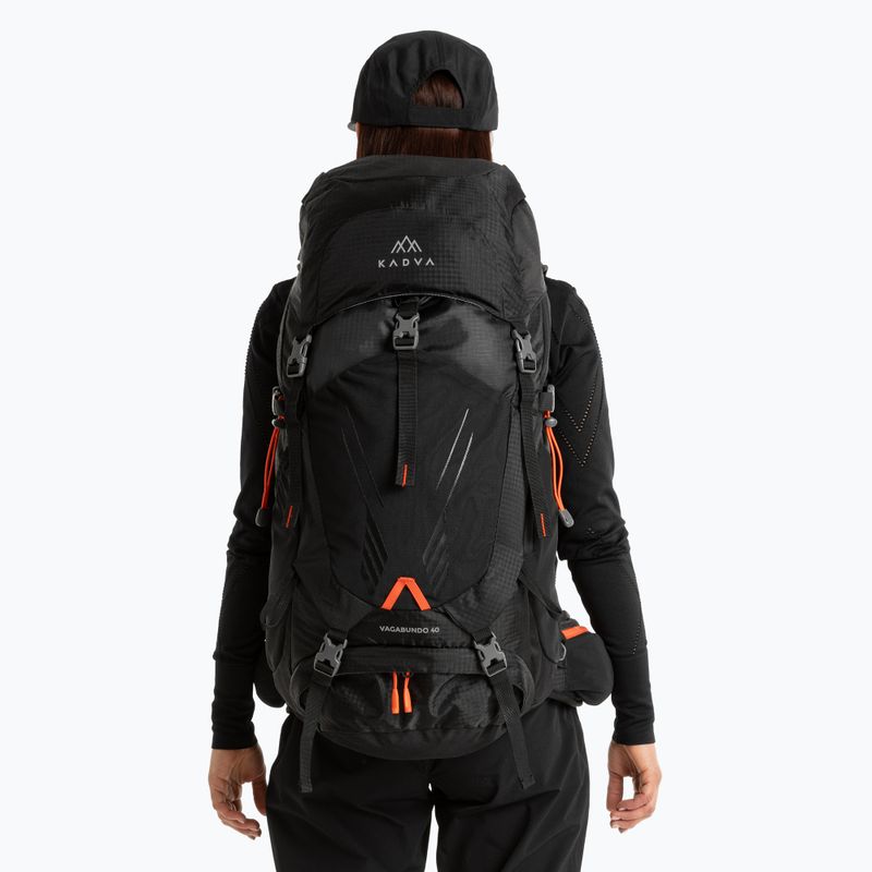 Zaino da trekking KADVA Vagabundo 40 l nero 22