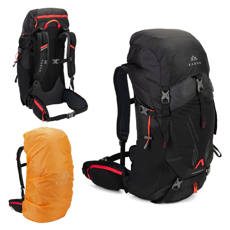 Zaino da trekking KADVA Vagabundo 40 l nero 23