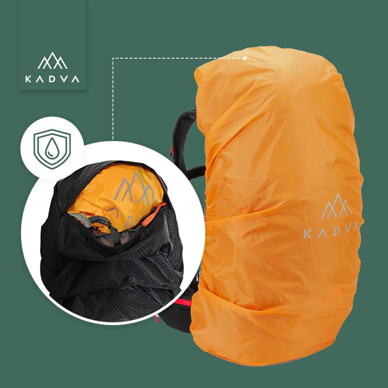 Zaino da trekking KADVA Vagabundo 40 l nero 30