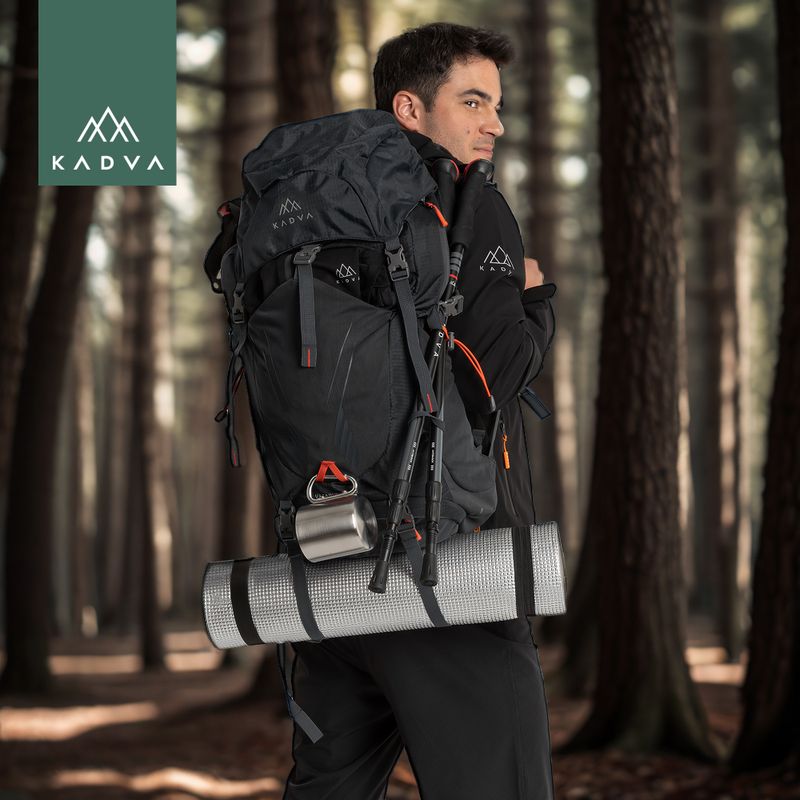 Zaino da trekking KADVA Vagabundo 40 l nero 31