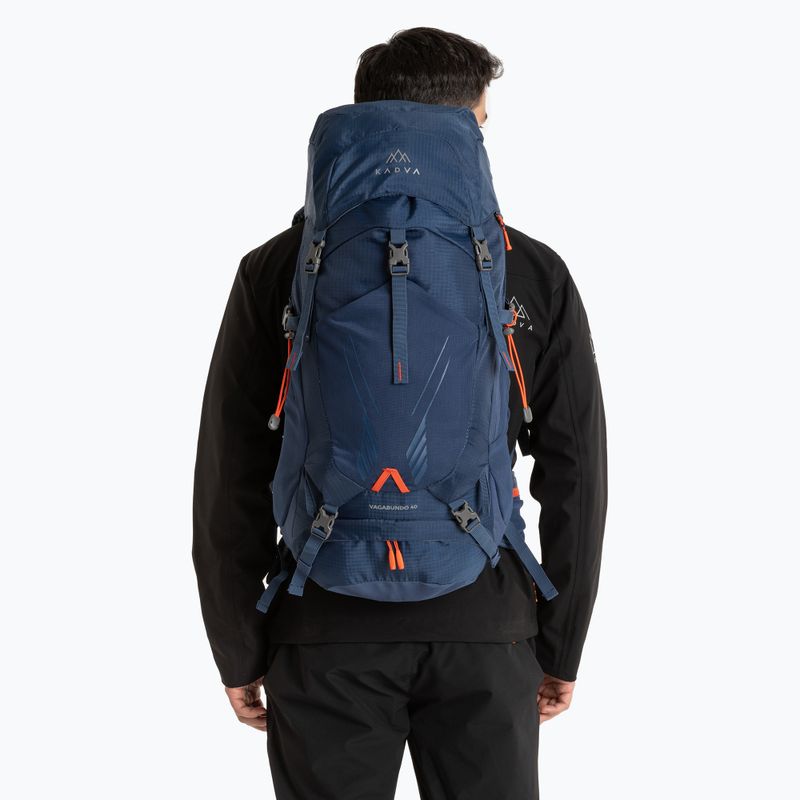 KADVA Zaino Vagabundo 40 l blu 2