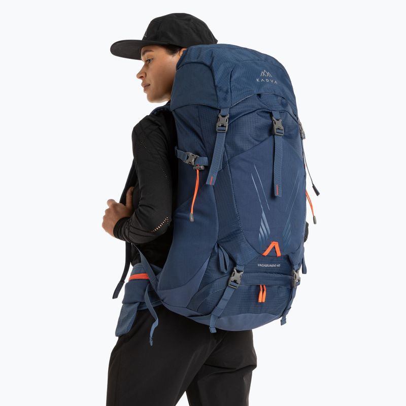 Zaino da trekking KADVA Vagabundo 40 l blu 19