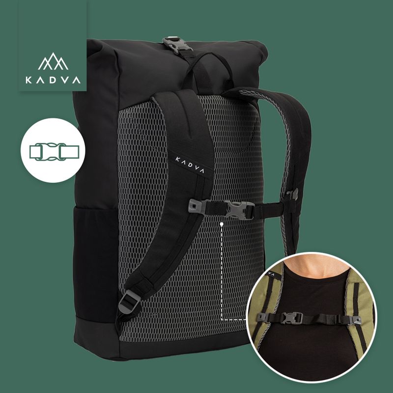 Zaino urbano KADVA Companion 20 l nero 8