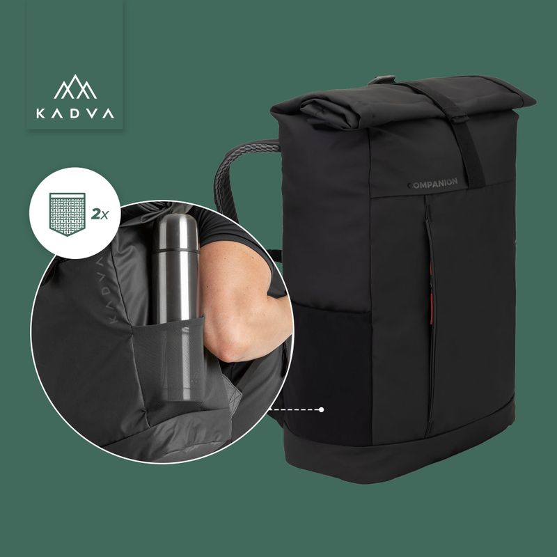 KADVA Companion 20 l zaino da città nero 11