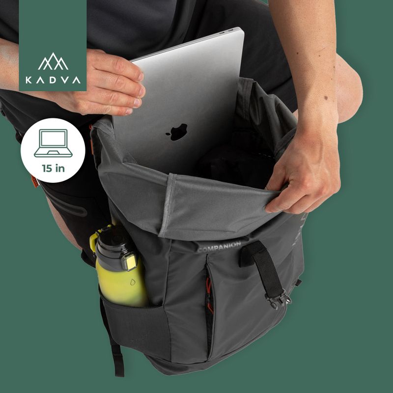 KADVA Companion 20 l zaino da città nero 12