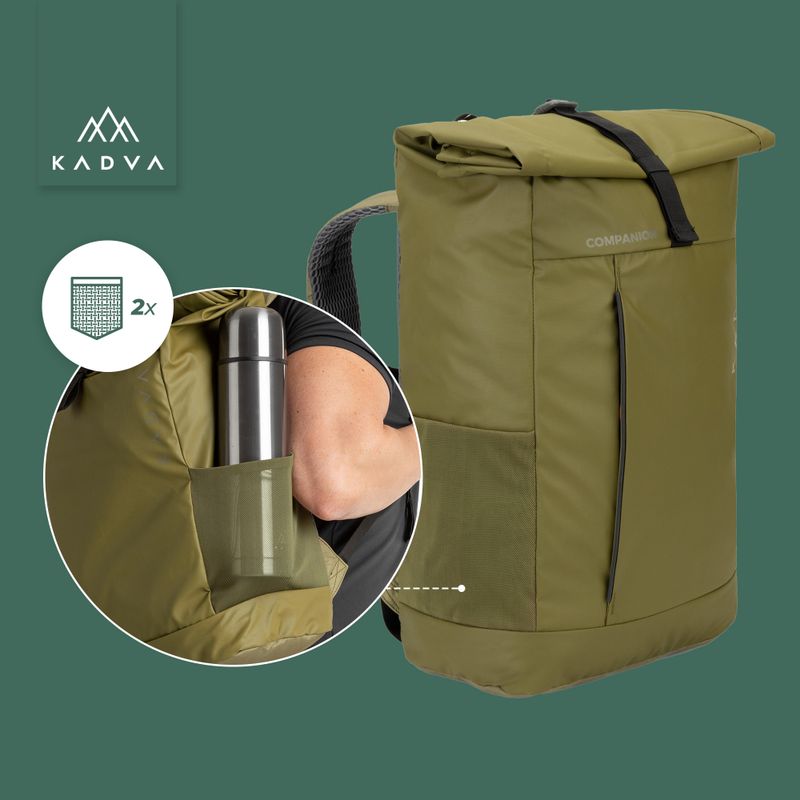 Zaino da città KADVA Companion 20 l kaki 19