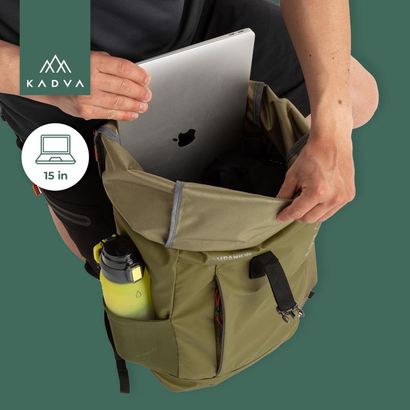 Zaino urbano KADVA Companion 20 l khaki 20