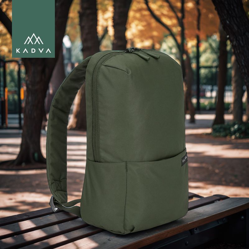 Zaino da città verde KADVA CityQuest 9 l 9