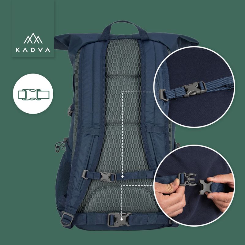Zaino urbano KADVA CityQuest 22 l blu navy 22