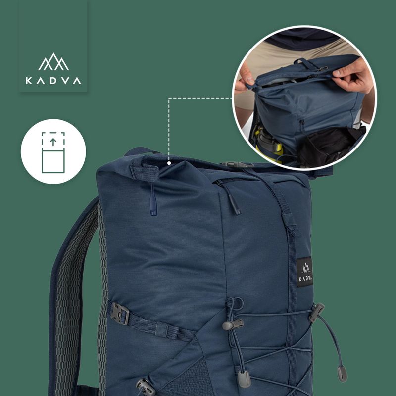 KADVA CityQuest 22 l zaino da città blu navy 24