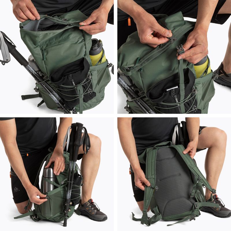 KADVA CityQuest 22 l zaino da città verde 16