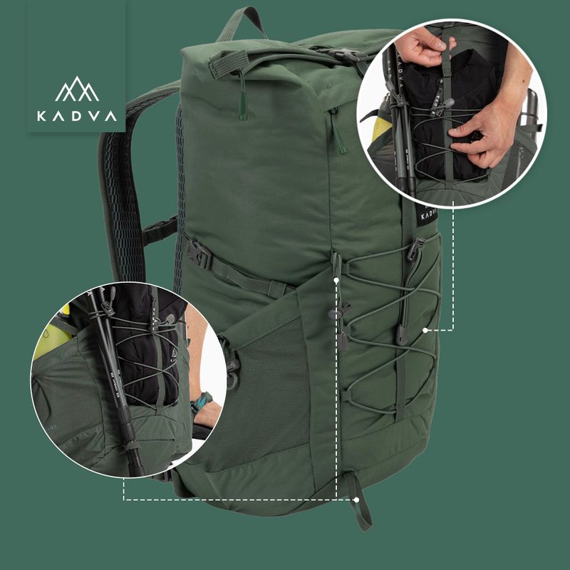 Zaino urbano KADVA CityQuest 22 l verde 20