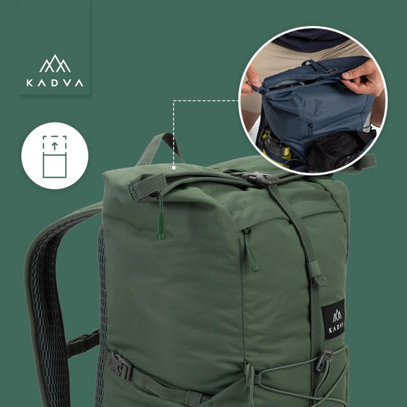 Zaino urbano KADVA CityQuest 22 l verde 23