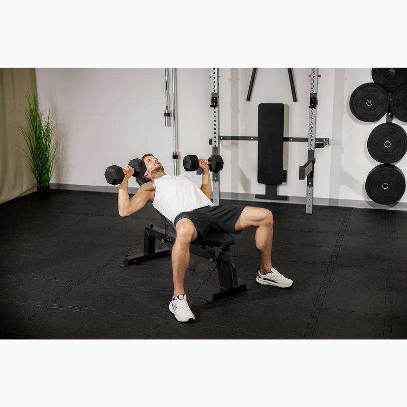 XTREXO B750 panca da allenamento regolabile nera 9