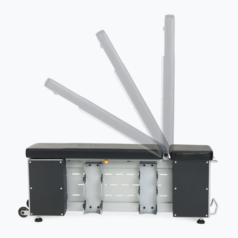Set TREXO Panca Storage + Manubri Esagonali nero 9