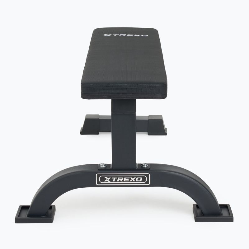 TREXO B10 Panca da allenamento dritta nera 2