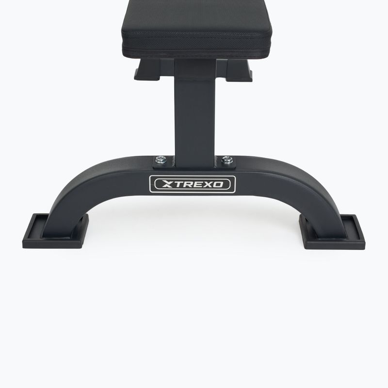 TREXO B10 Panca da allenamento dritta nera 4