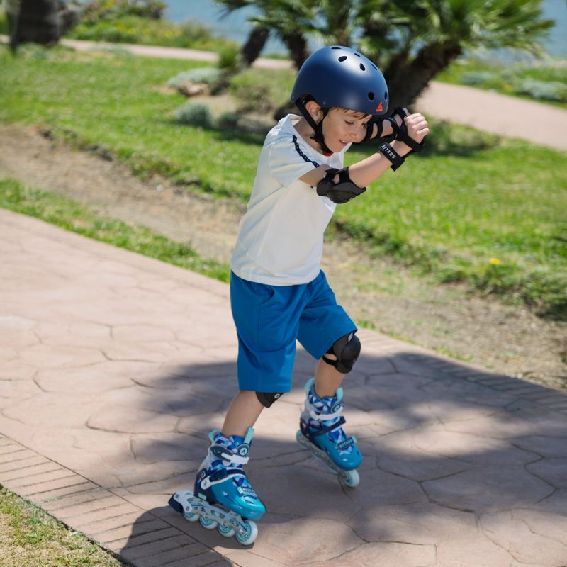 Pattini in linea per bambini ATTABO Flashled regolabili blu 15