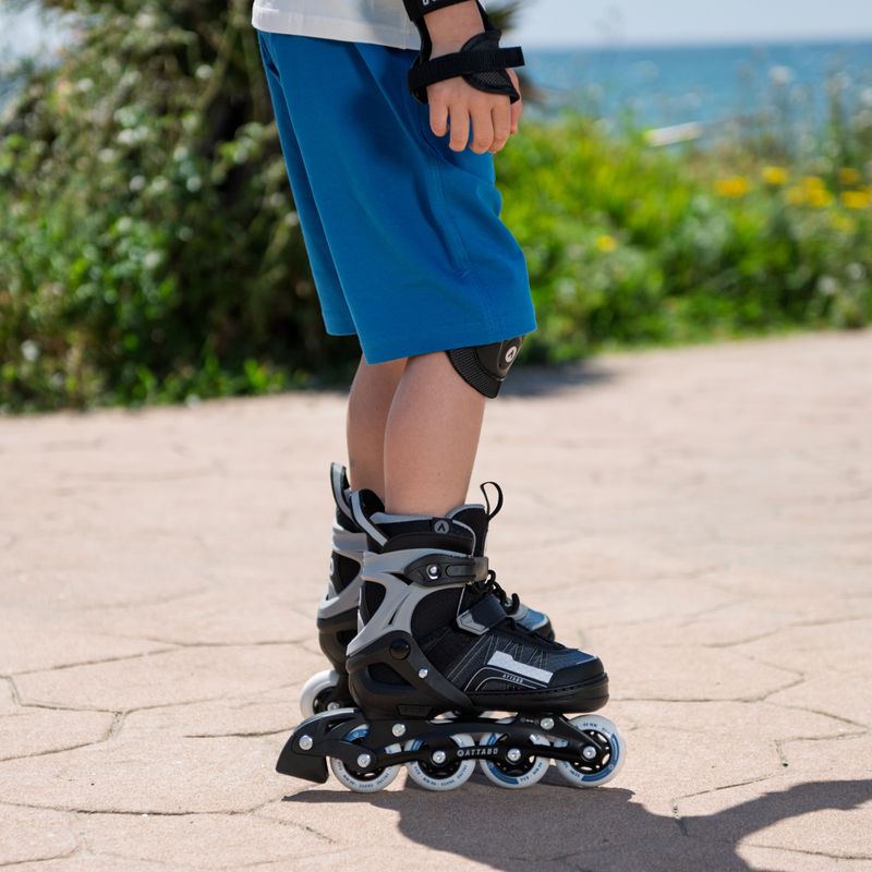Pattini in linea per bambini regolabili ATTABO Bladeroll nero/blu 15