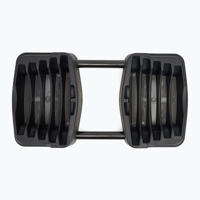 TREXO supporto regolabile per bilanciere + manubrio 2 in 1 TRX-ABD40 nero 2