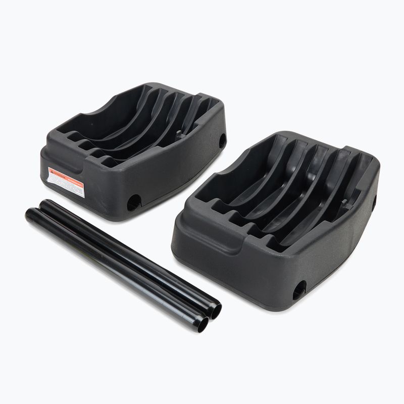 TREXO supporto regolabile per bilanciere + manubrio 2 in 1 TRX-ABD40 nero 3