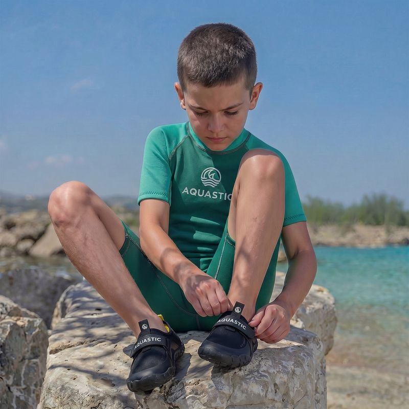 Scarpe da acqua per bambini AQUASTIC Reef T nero 4