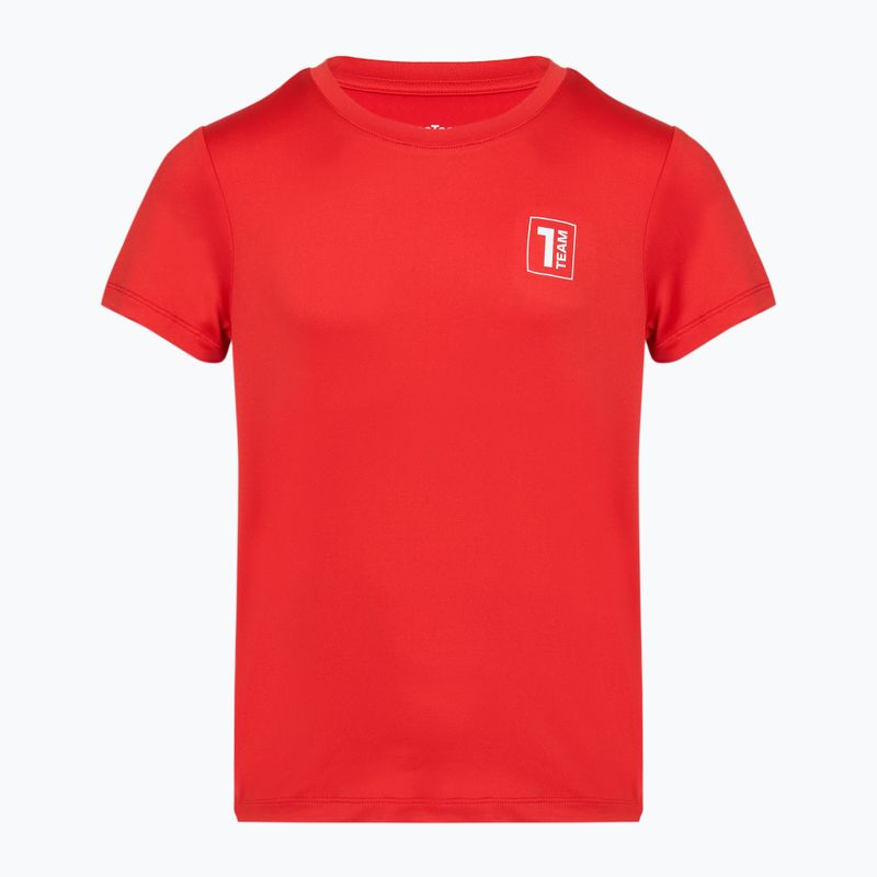 Completo da calcio per bambini OneTeam Precision Set maglia e pantaloncini rosso 8