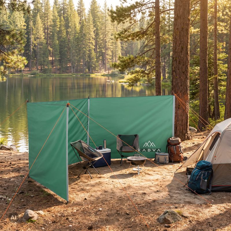Paravento da campeggio KADVA Screen verde 2
