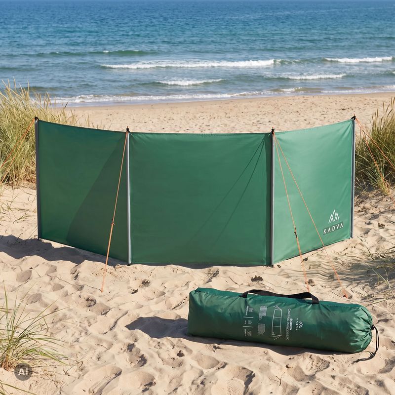 Paravento da campeggio KADVA Screen verde 4
