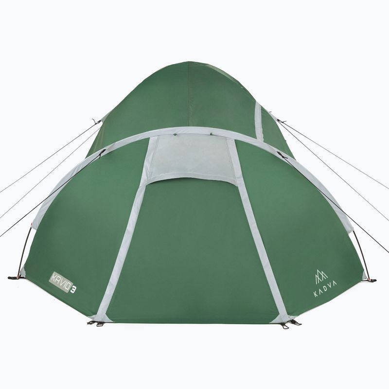 KADVA Tenda da campeggio per 3 persone Kavio 3 verde 4