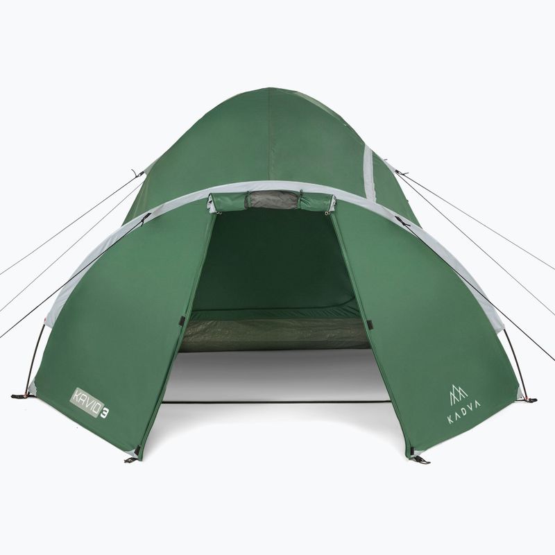 KADVA Tenda da campeggio per 3 persone Kavio 3 verde 7