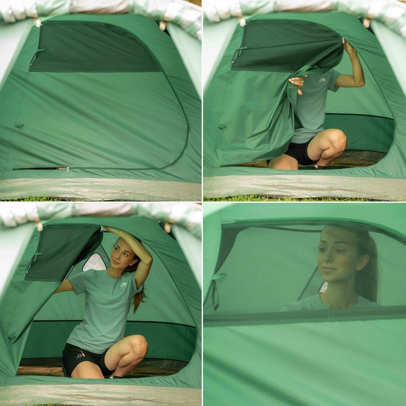 KADVA Tenda da campeggio per 3 persone Kavio 3 verde 21