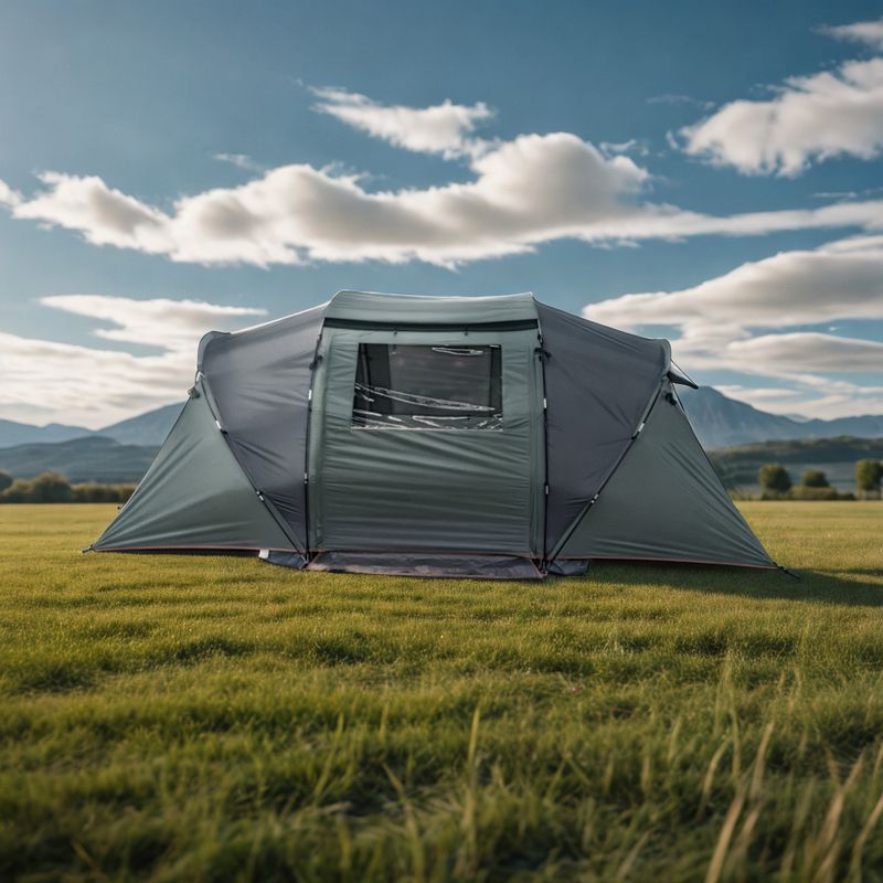 KADVA Kavio 4.2 Tenda da campeggio per 4 persone verde 2