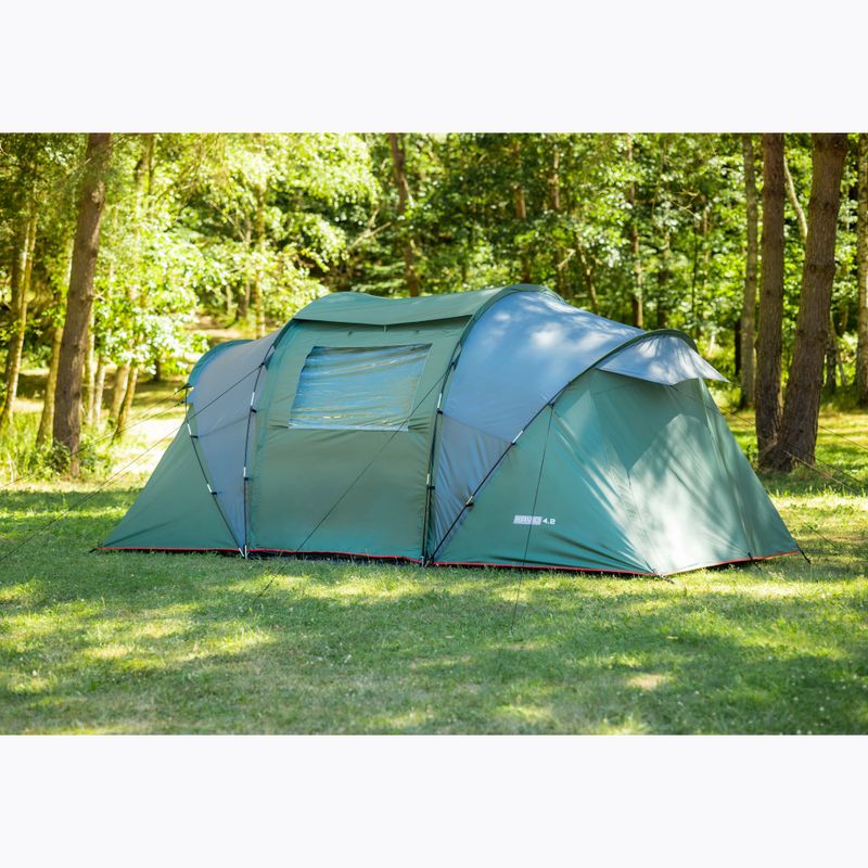 KADVA Kavio 4.2 Tenda da campeggio per 4 persone verde 12