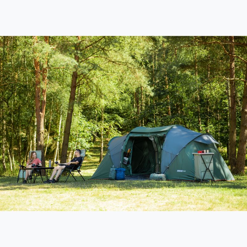 KADVA Kavio 4.2 Tenda da campeggio per 4 persone verde 14